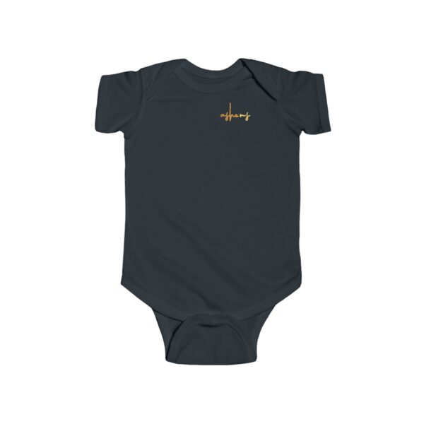 ASHERS BABY ONESIE – BLACK