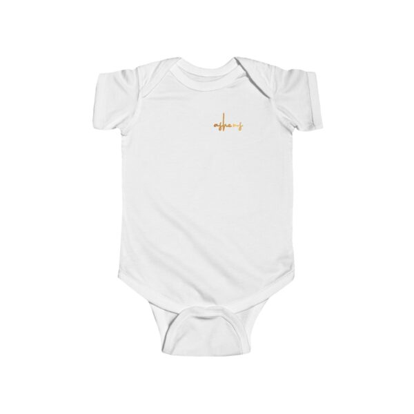 ASHERS BABY ONESIE – WHITE