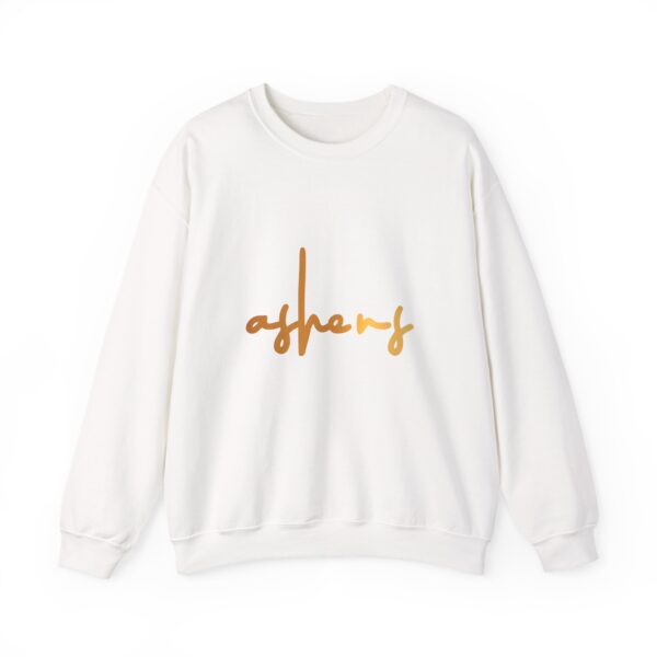 ASHERS SWEATSHIRT LARGE PRINT MALE – WHITE